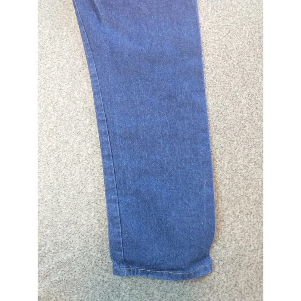 Wrangler Cowboy Cut Mens Jeans Indigo Blue Straight Leg Denim Pants 34x31